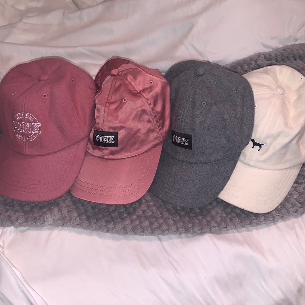 Victoria’s Secret pink hats